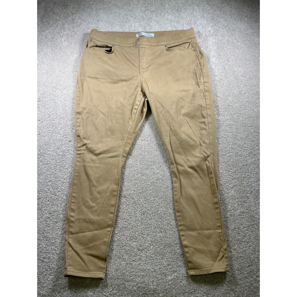 Signature Levi Strauss‎ Womens 20 Brown Pull-On Super Skinny Shaping Jeans Pants